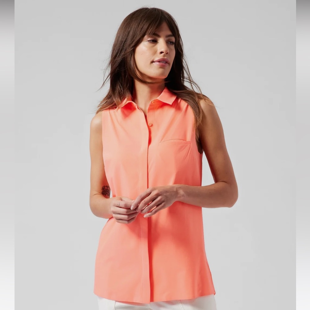 Urbanite Sleeveless Top-Gorgeous -Hard to Find Color! Sunset Glow